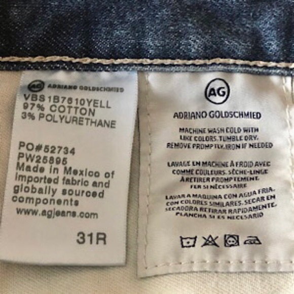 “NEW” AG Adriano Goldschmied Alexxis Slim High-Rise Vintage Slim Jean - Picture 8 of 8